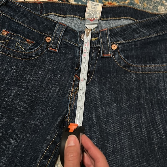 GUC True Religion Jeans size 28 flare dark wash - Picture 11 of 11